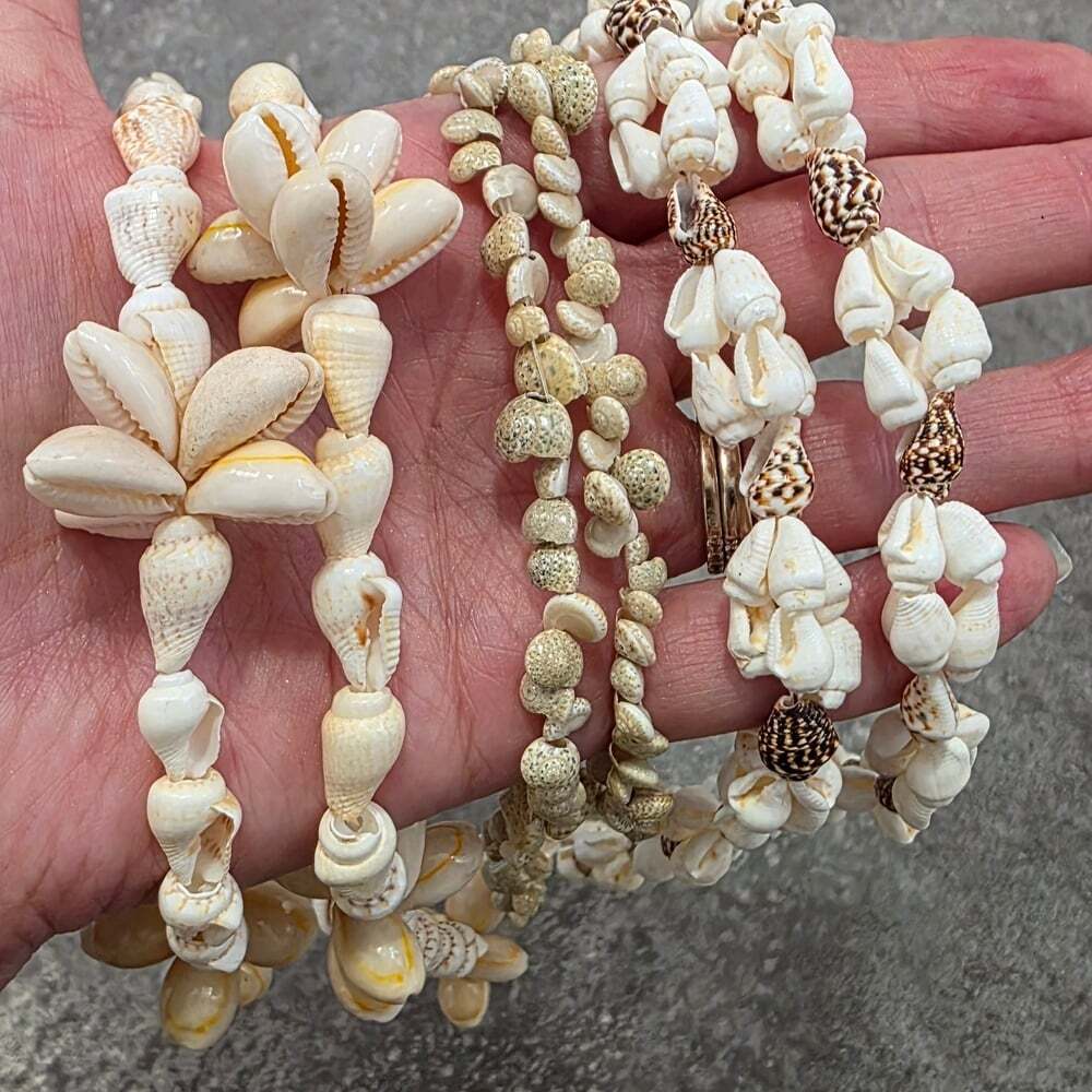 Vintage Hawaiian Natural Shell Necklaces